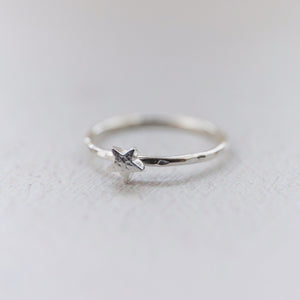
                  
                    sterling silver mini star charm ring
                  
                