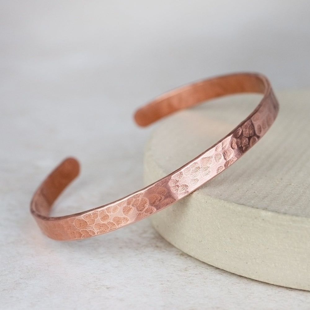 
                  
                    Copper Unisex Textured Cuff
                  
                
