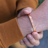 Copper Unisex Textured Cuff