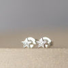 Sterling Silver Mini Star Studs handmade by Lucy Kemp Jewellery