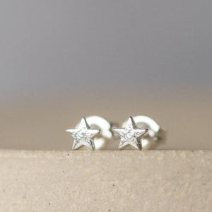 
                  
                    Sterling Silver Mini Star Studs handmade by Lucy Kemp Jewellery
                  
                