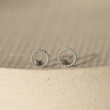 sterling silver mini twisty studs